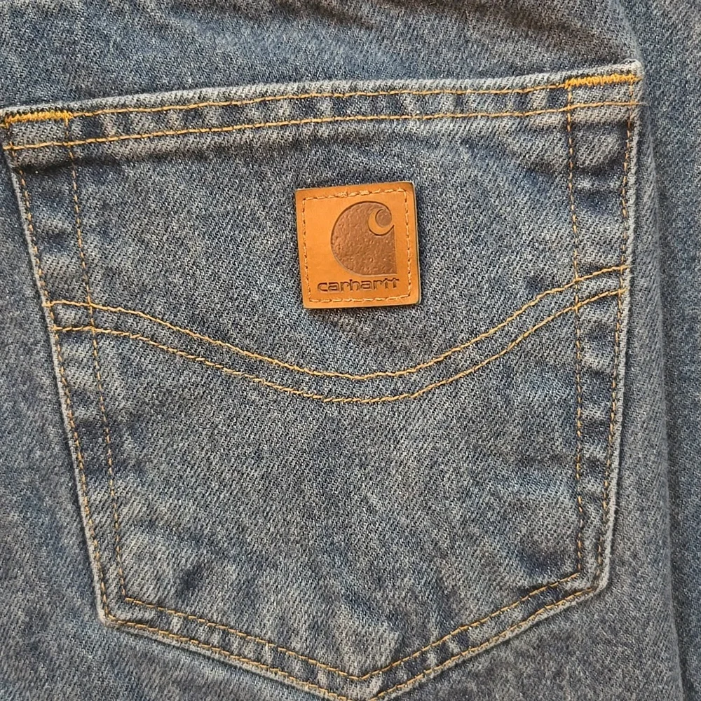 Carhartt Jeans Mens 36x44 (35x33 Actual) Relaxed Fit Straight Leg Denim - Picture 11 of 12